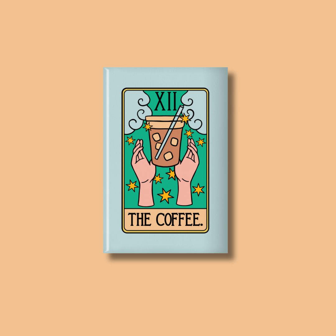 The Coffee Tarot Card Fridge Magnet