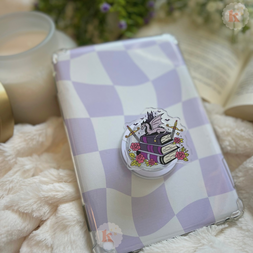 Book dragon kindle grip | kobo grip | fantasy reader |