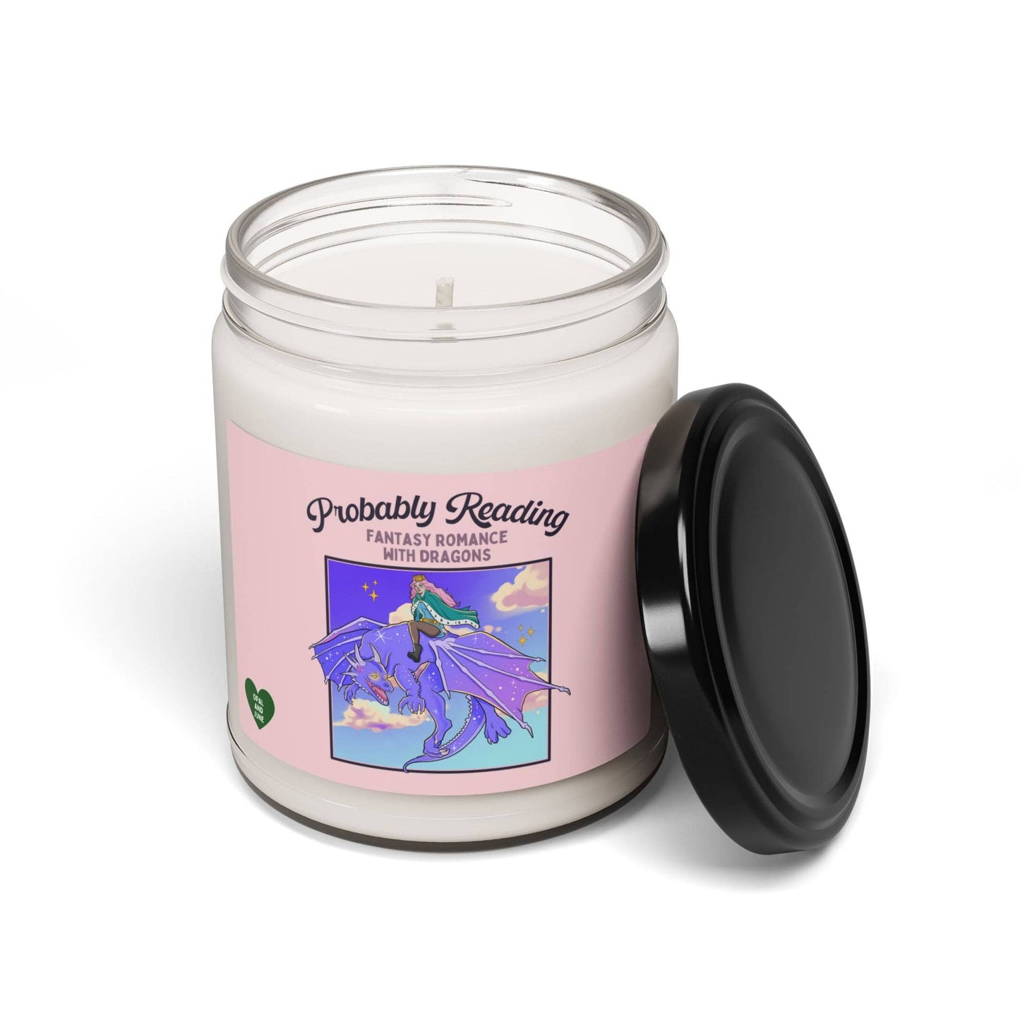 Bookish Dragon Candle: Apple Harvest / 9oz
