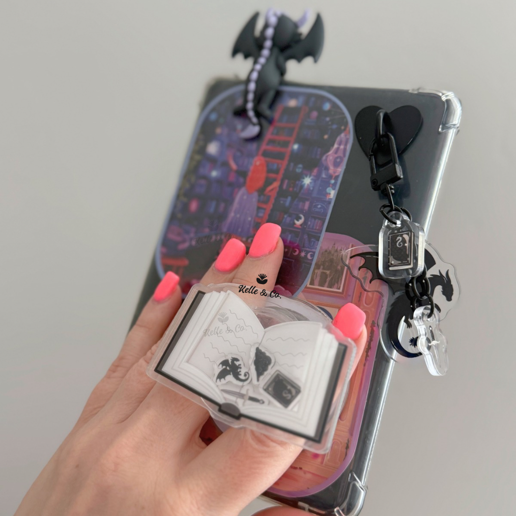 Fantasy book Shaker MagSafe Kindle Grip | Kindle case grip: MagSafe