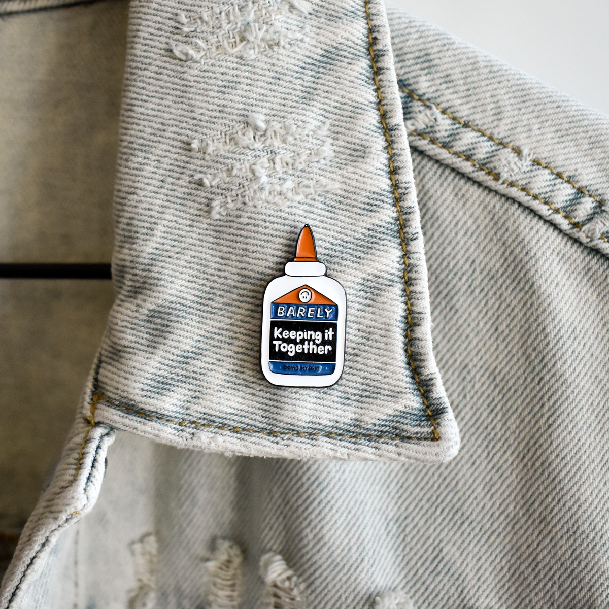 Barely Keeping It Together Enamel Lapel Pin | 1.25-in