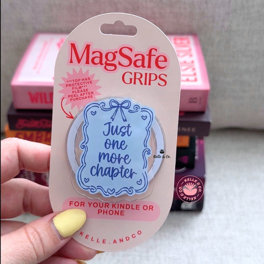 Just one more chapter Kindle grip, MagSafe, book kindle case