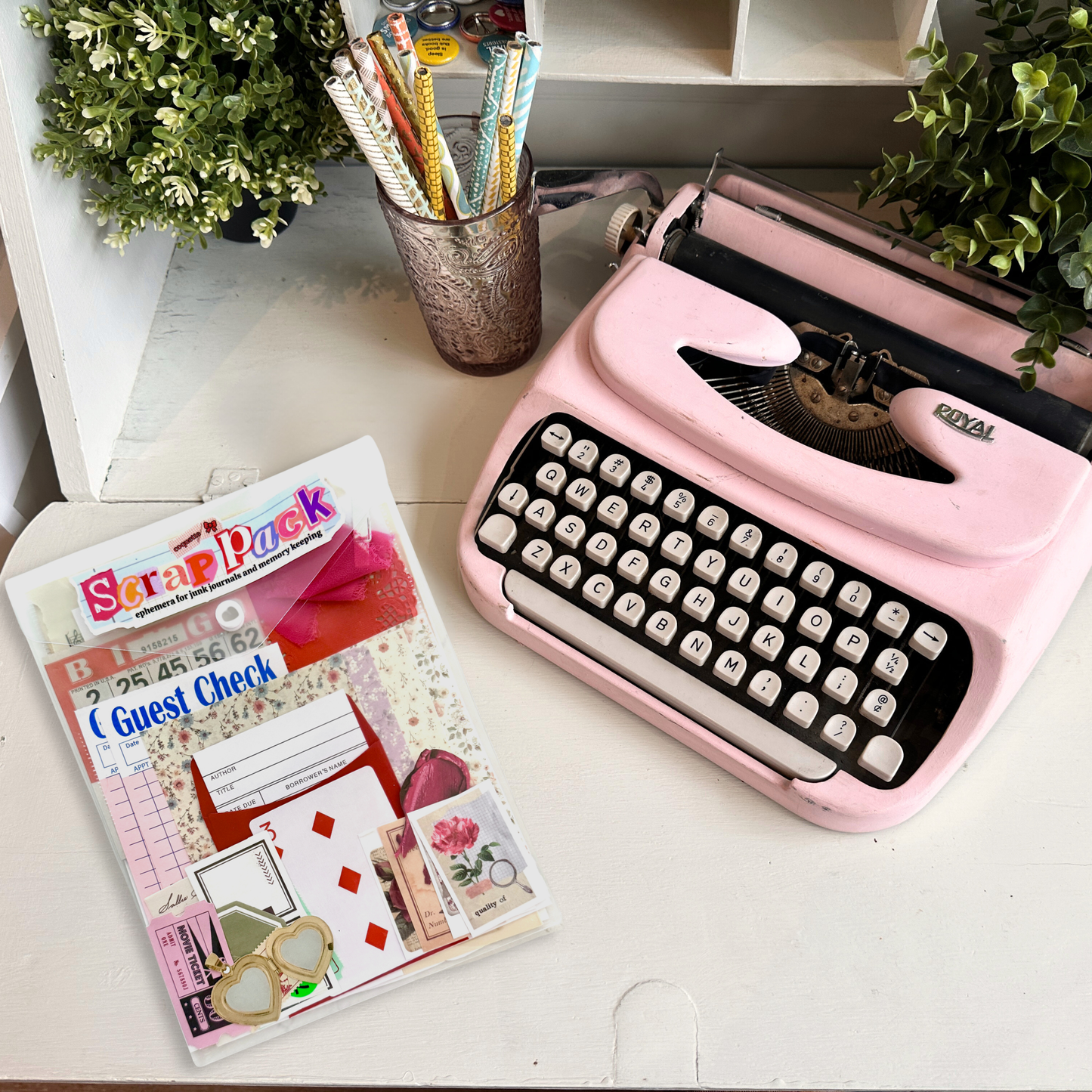 Junk Journal Scrap Pack | Coquette Ephemera
