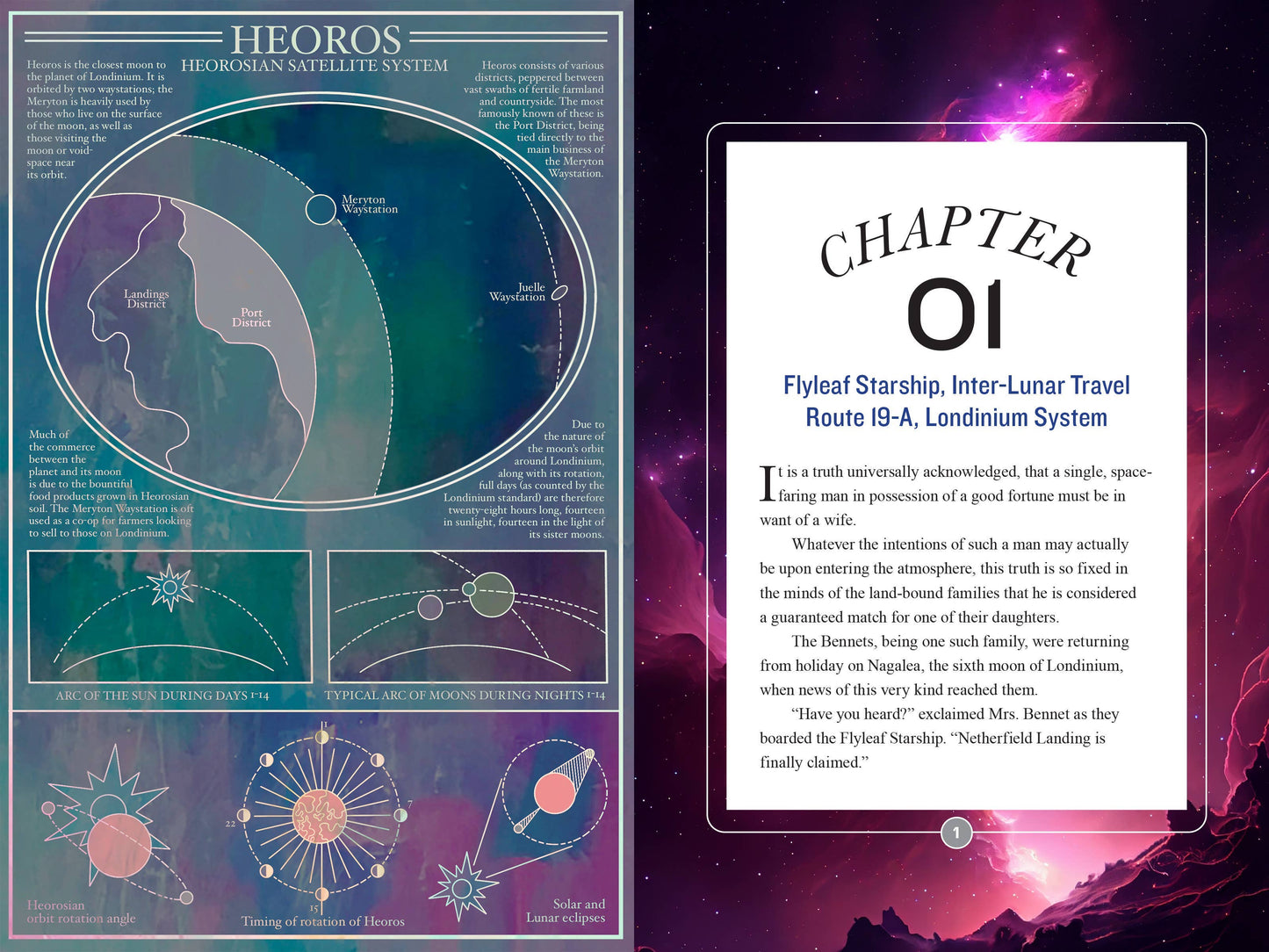 Pride and Prejudice in Space by Alexis Lampley
