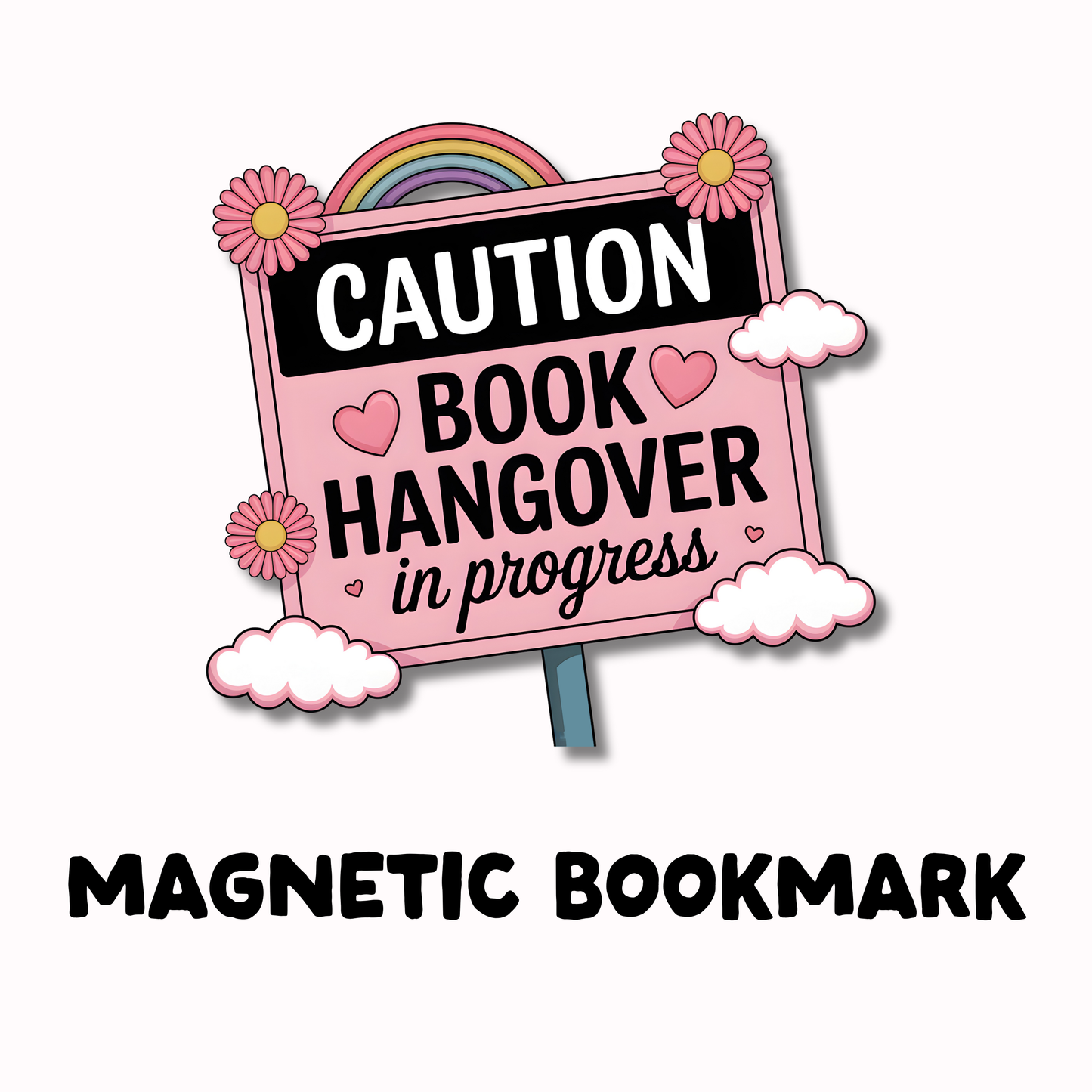 Book Hangover in Progress Magnetic Bookmark
