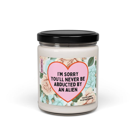 Candle: Never Be Abducted by Aliens: Cinnamon Vanilla / 9oz