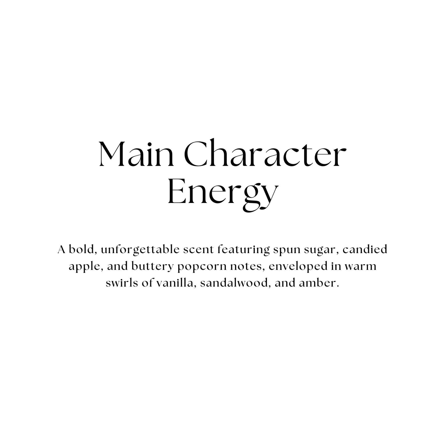Hand-Poured Candle - Main Character - 6.5 oz Amber Jar: 9 oz Amber Jar