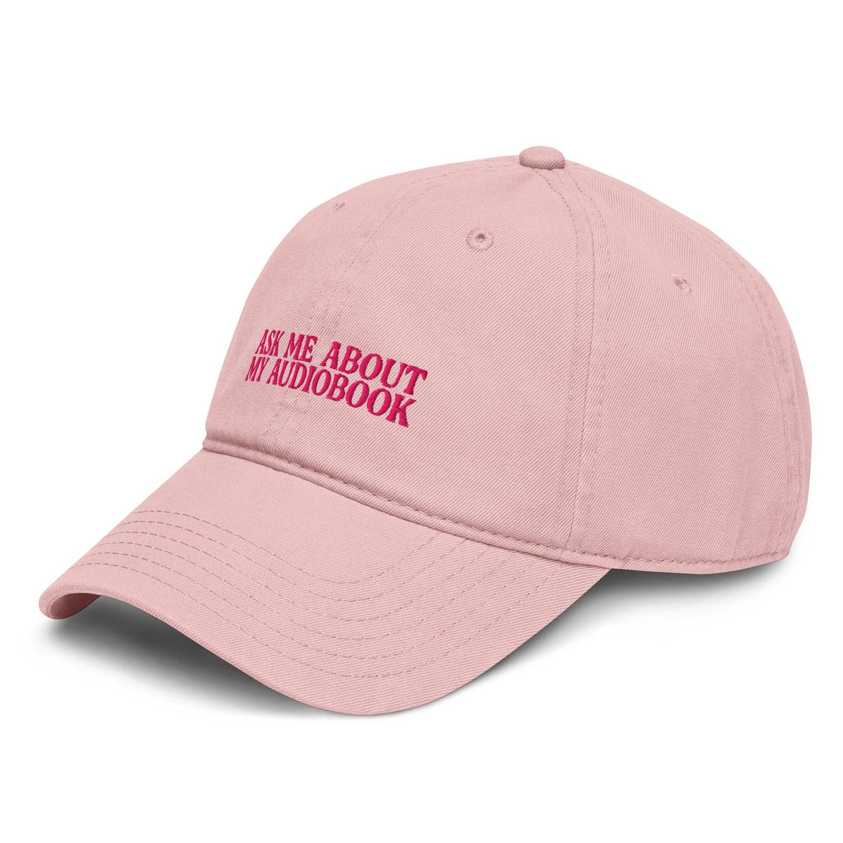 Ask Me About My Audio Book Dad Hat
