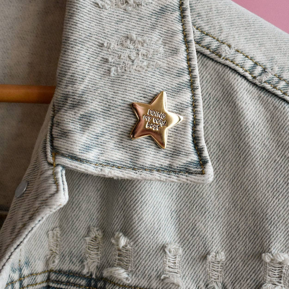 Doing My Very Best Enamel Lapel Pin | 1-in