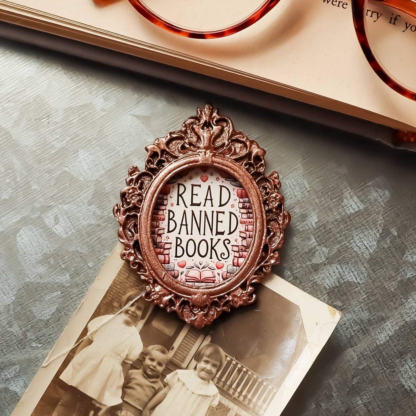 Read Banned Books Refrigerator Magnet