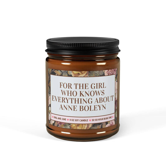 Anne Boleyn Tudor History Candle: Amber / Christmas Warmth / 9oz