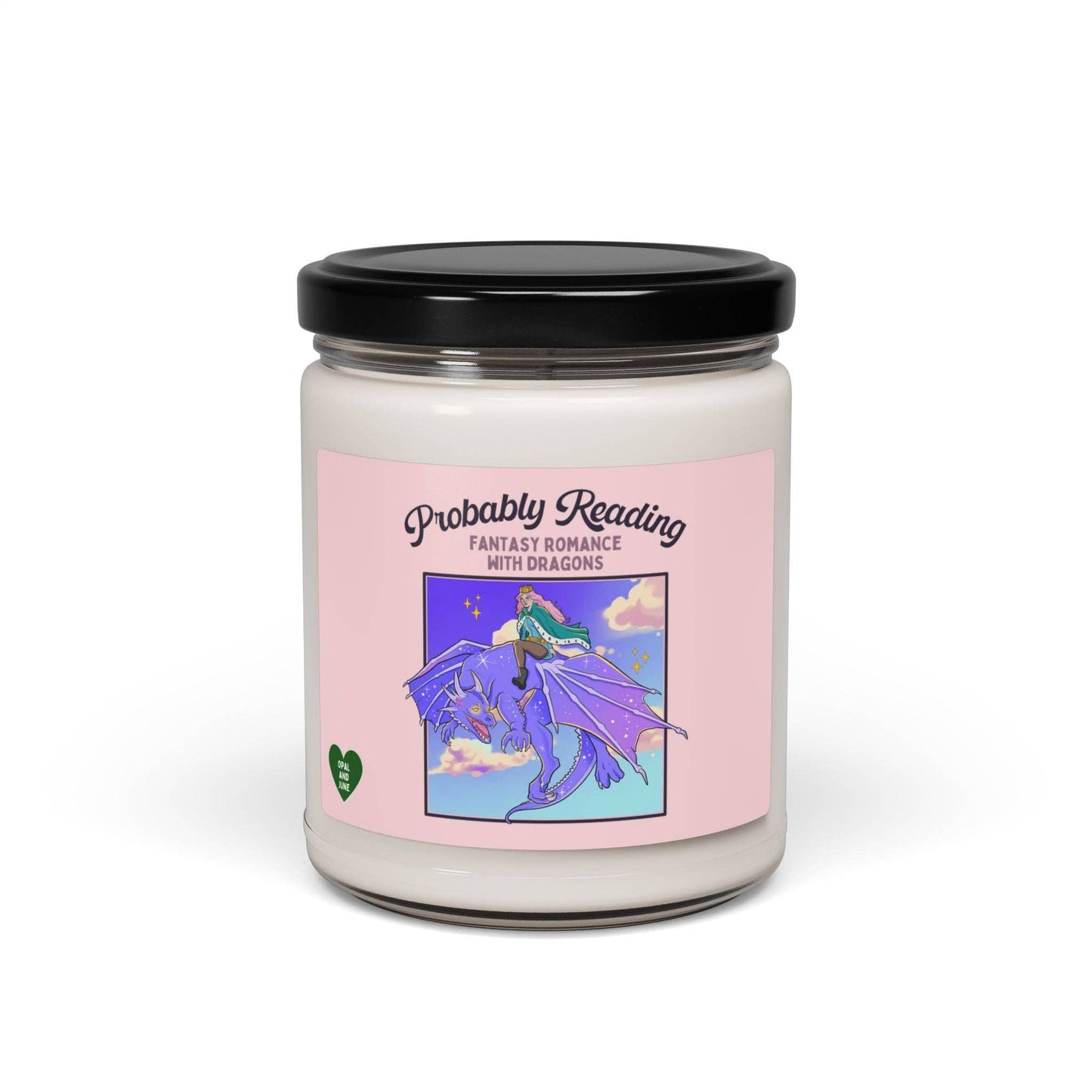 Bookish Dragon Candle: Apple Harvest / 9oz