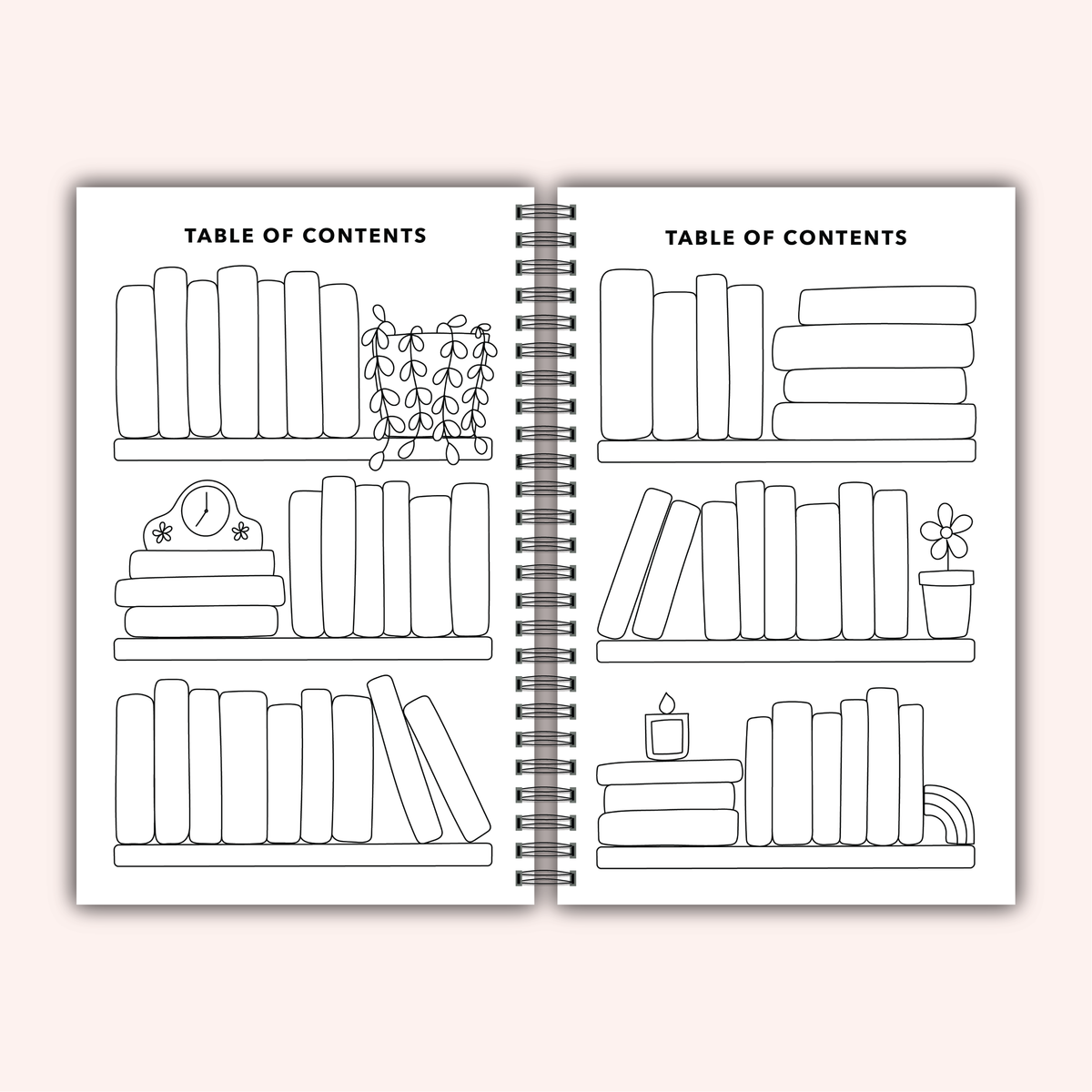 Sorry, I'm Booked Reading Log Journal | Book Review Tracker