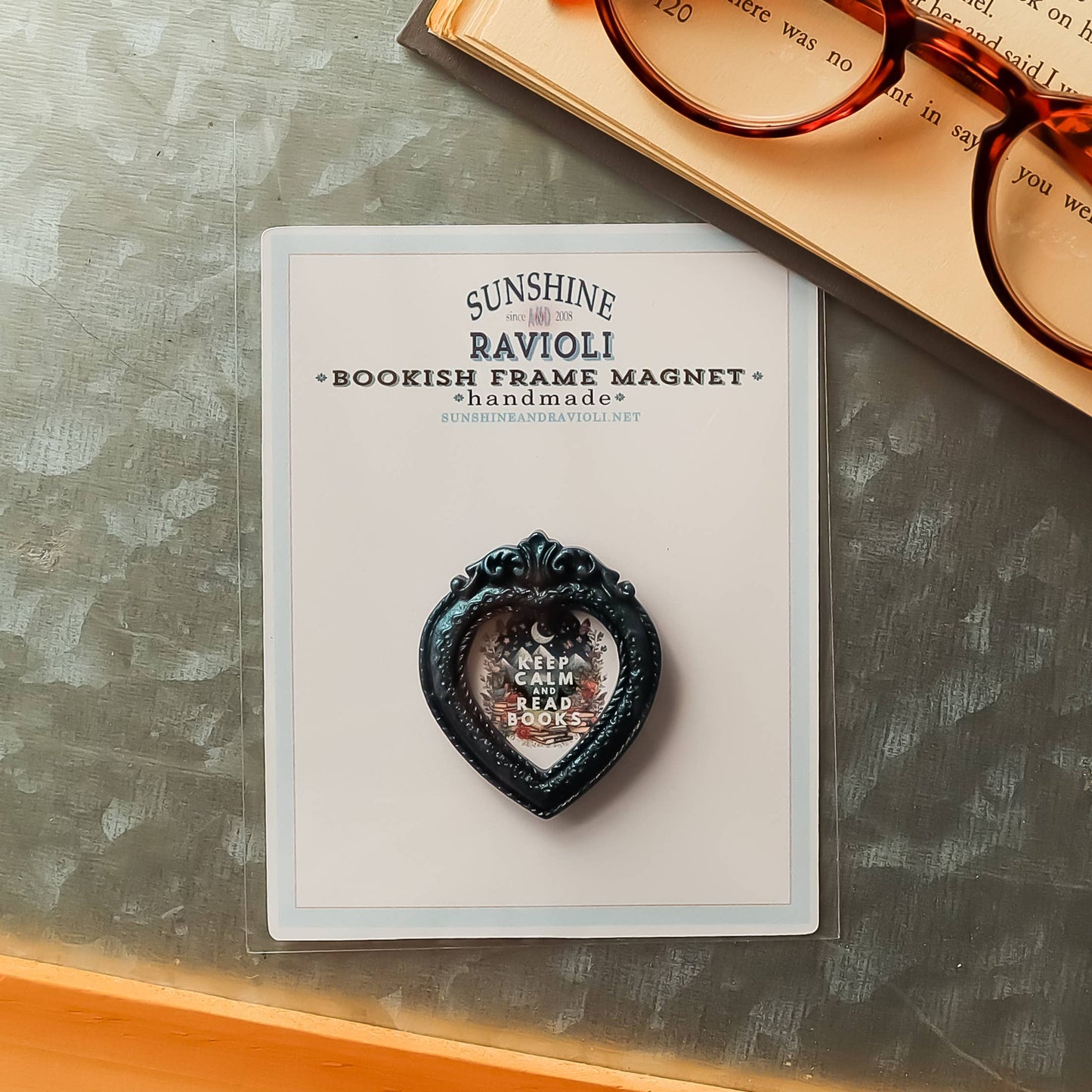 Keep Calm, Read Books Refrigerator Magnet