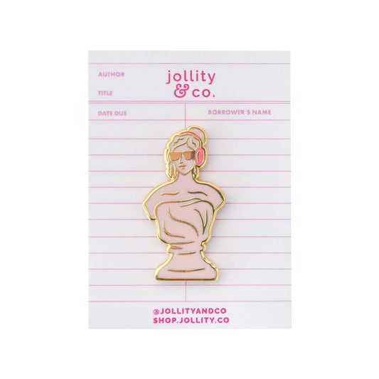 Female Bust Enamel Pin