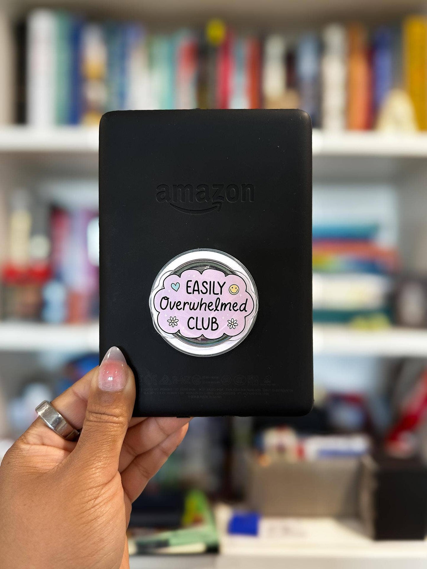 Easily Overwhelmed Club MagSafe Phone & Kindle Grip