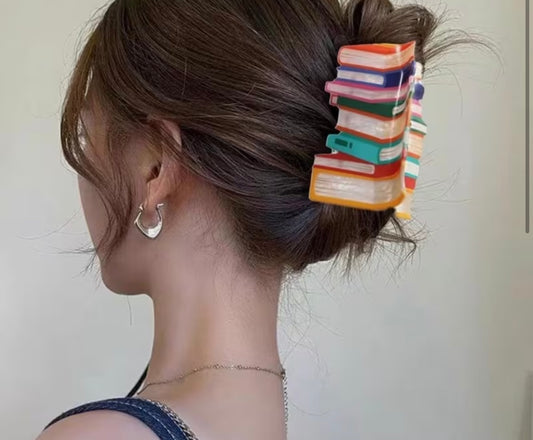 Large Bookish Hair Clip