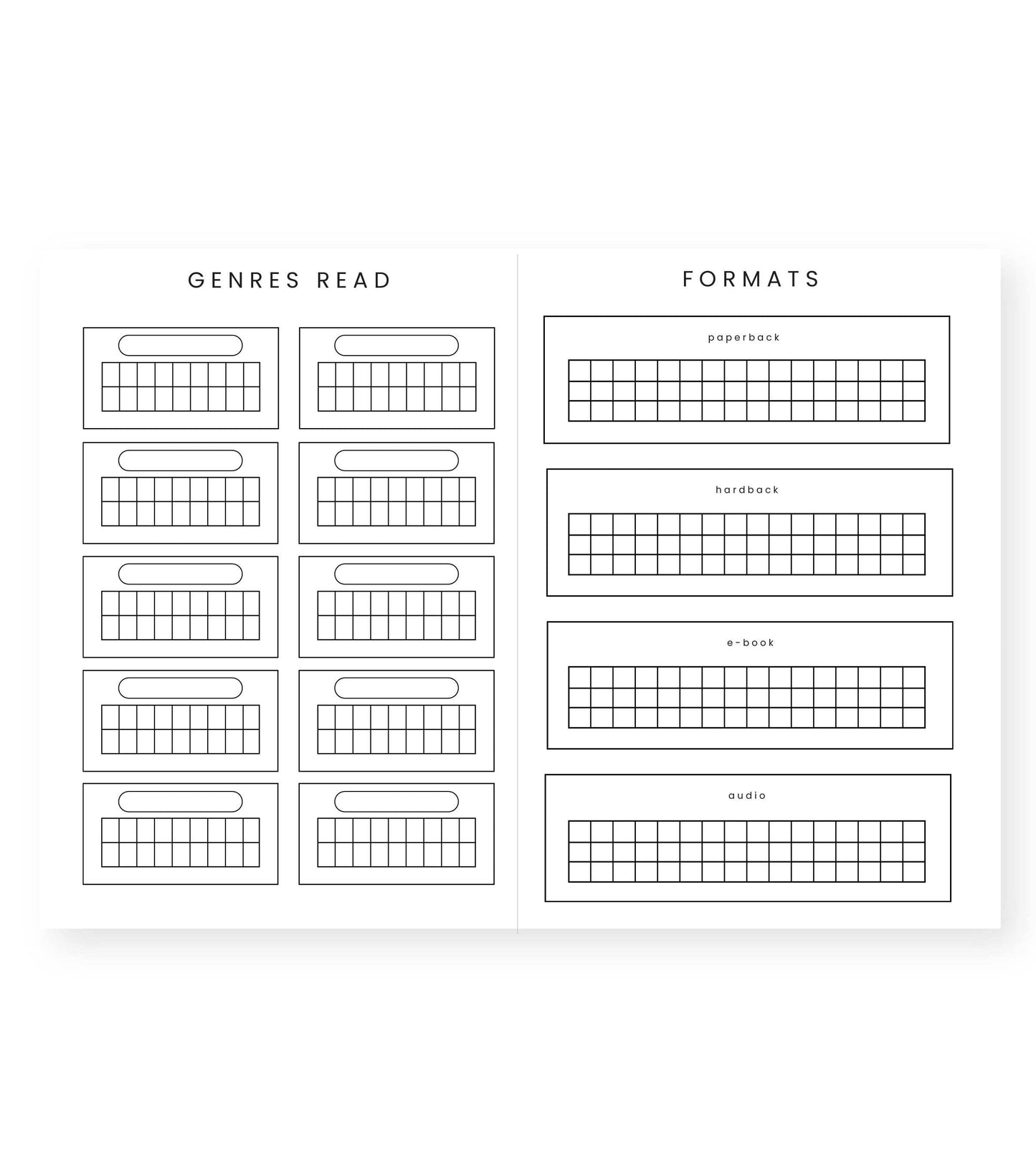 Book/Reading Journal Navy