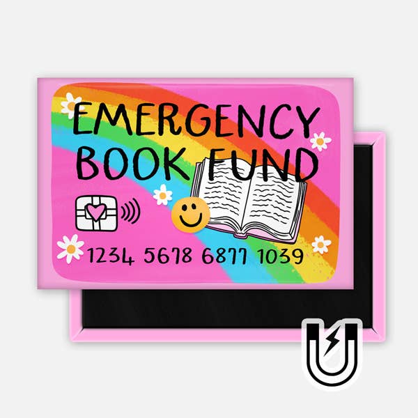 Emergency Book Fund Magnet  2x3"
