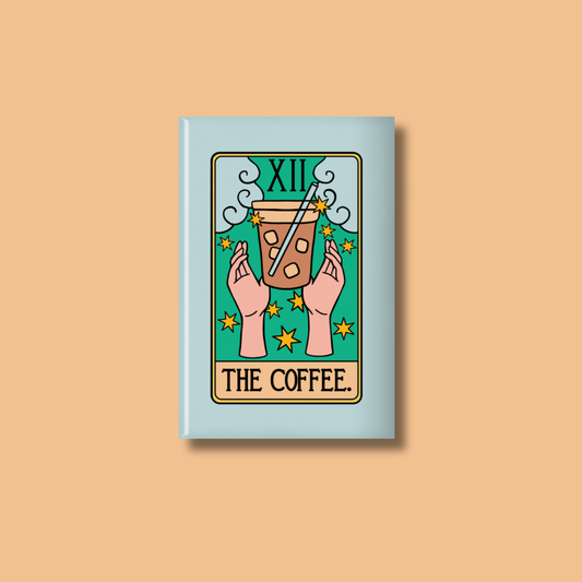 The Coffee Tarot Card Fridge Magnet