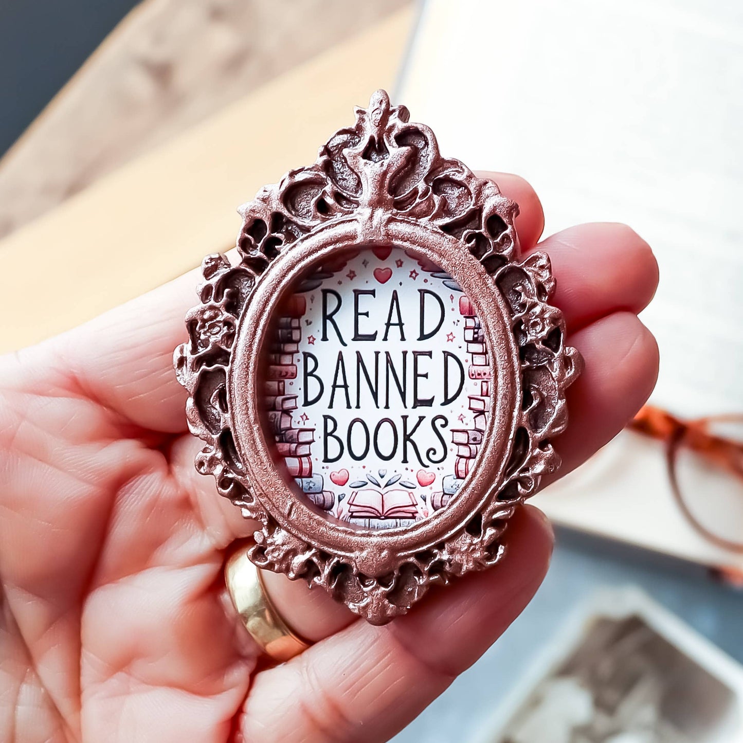 Read Banned Books Refrigerator Magnet