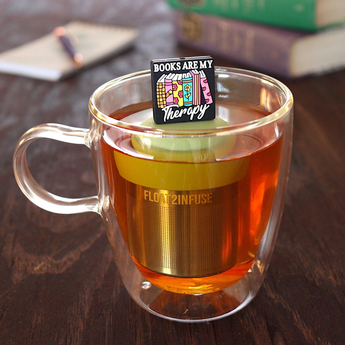 Books Are Therapy | Floating Tea Infuser