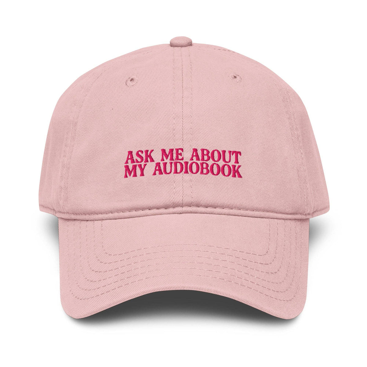 Ask Me About My Audio Book Dad Hat