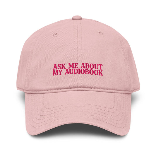 Ask Me About My Audio Book Dad Hat