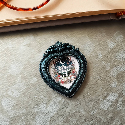 Keep Calm, Read Books Refrigerator Magnet