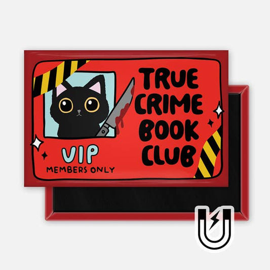 True Crime Book Club Magnet  2x3"